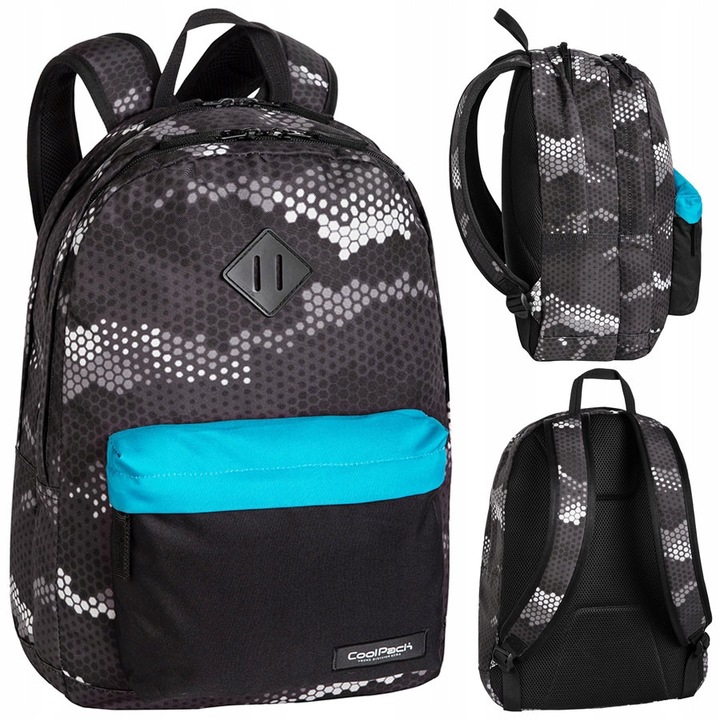 Coolpack Scout ifjúsági hátizsák, 2 rekeszes, többszínű, 20 l