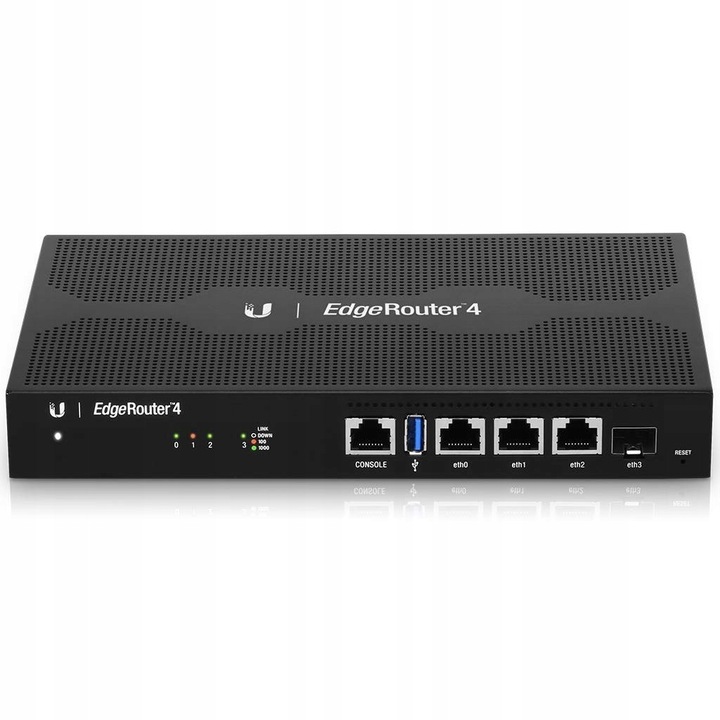Рутер Ubiquiti EdgeRouter 4, 4 порта, 1 SFP порт, 6 Gbps, монтаж в Rack