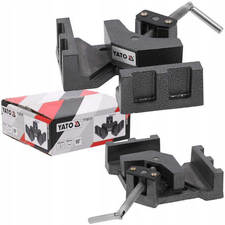 Menghine Yato, imadlo katowe, 100mm, 35kg, 150x150x55mm, fixare permanenta