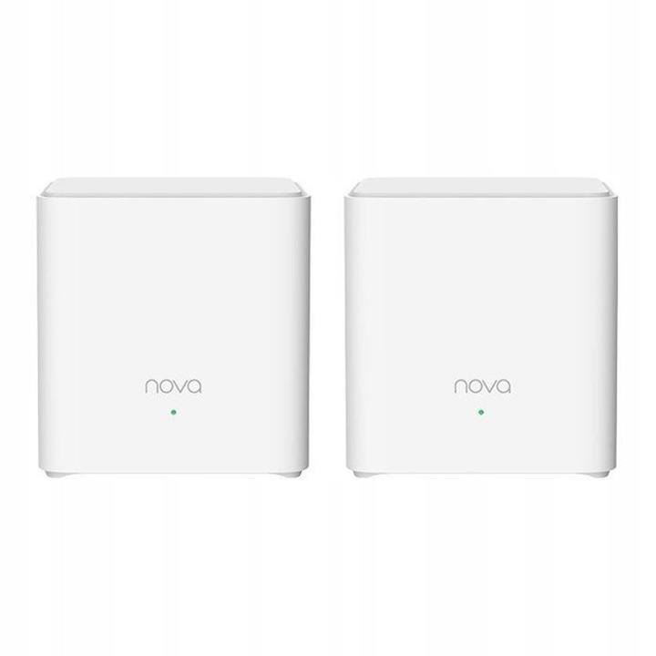 Sistem Mesh WiFi 6 AX1500 Tenda EX3 (set 2) 2,4GHz/5GHz, 1xLAN, 1xWAN, 90x90x93mm