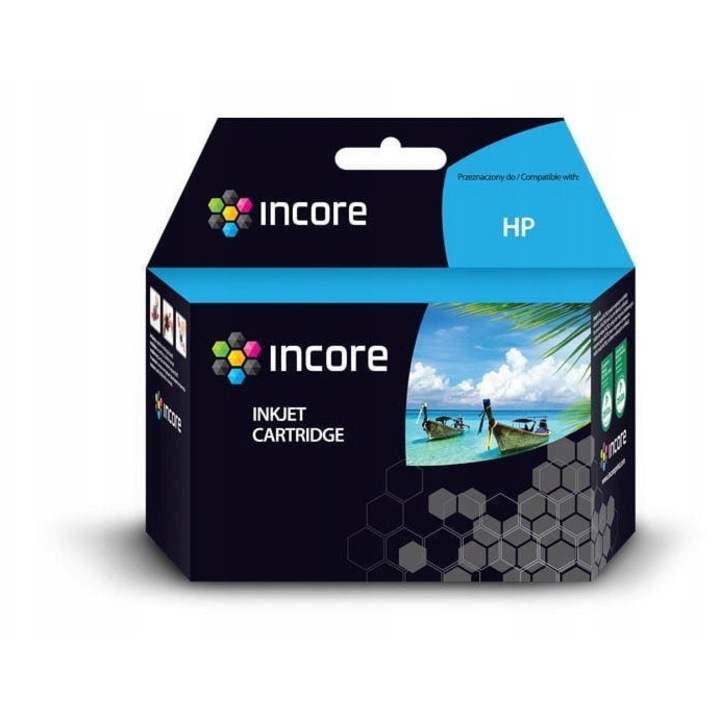 Мастило Incore 912XL черно 24ml с чип комплект касета за мастиленоструен принтер