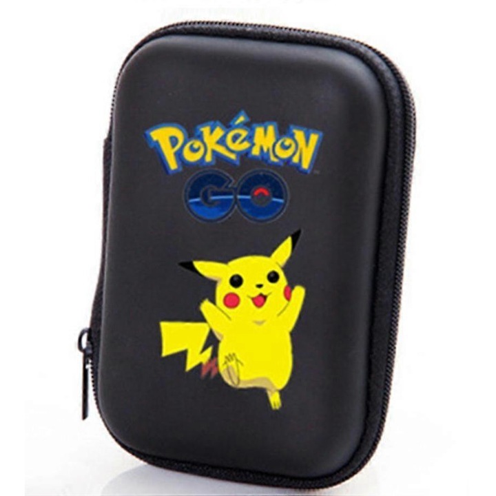 Кутия за съхранение на карти за игра Pokemon Pikachu, 6.75x5x2.5см, синя, комплект