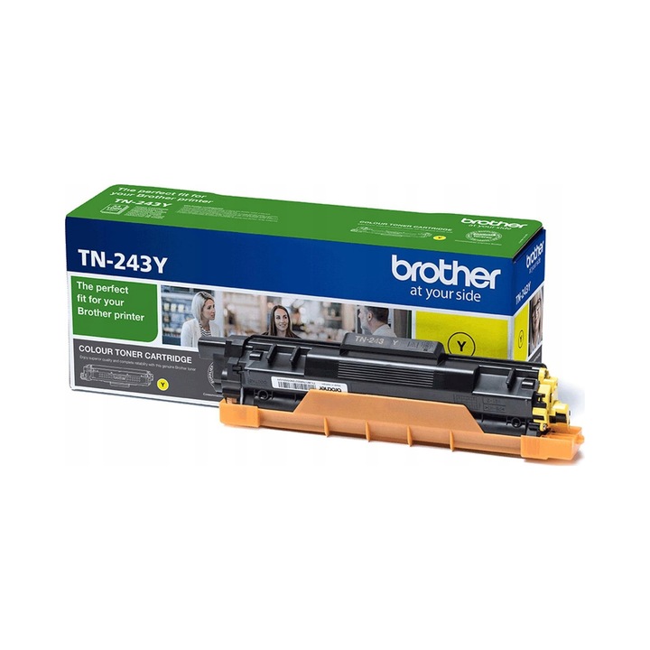 Toner Brother TN-243Y original, 1000 pagini, tehnologie LED, galben, 1 buc.
