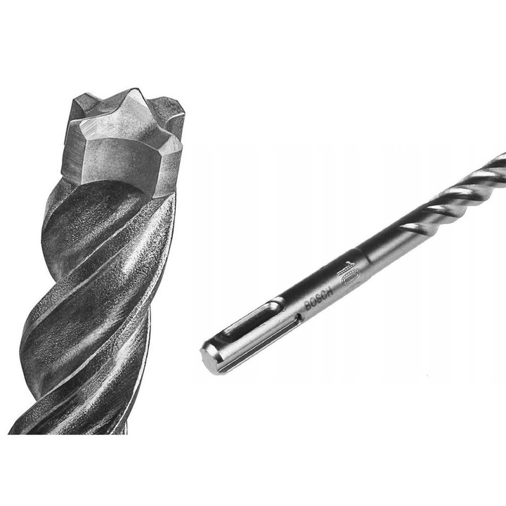 Burghiu SDS plus-7X Bosch 16x200x265mm, set pentru beton si zidarie