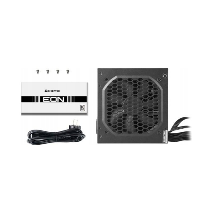 Surse PC, ZPU-600S, 600W, 80 PLUS, negru, 140x150x86mm