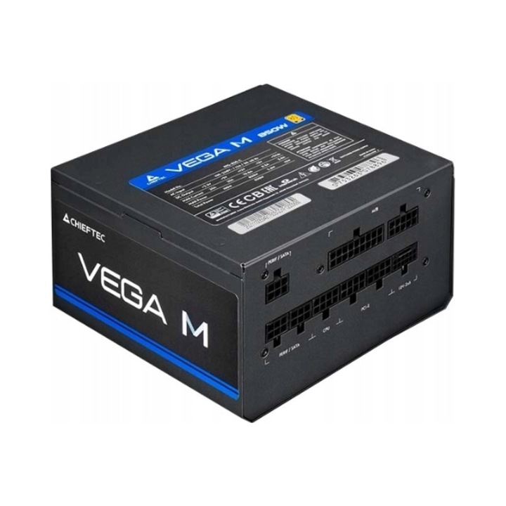 Surse PC Chieftec 750W ATX 80+ Gold modulara, neagra, 135mm