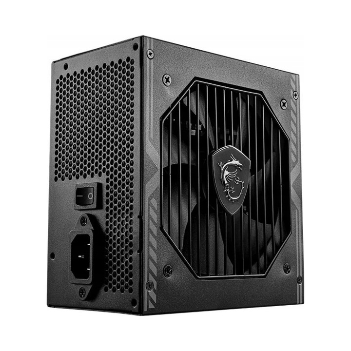 MSI MAG A750BN 750W 120mm 80 PLUS Bronze PC tápegység, aktív PFC, méretek 140x150x86mm