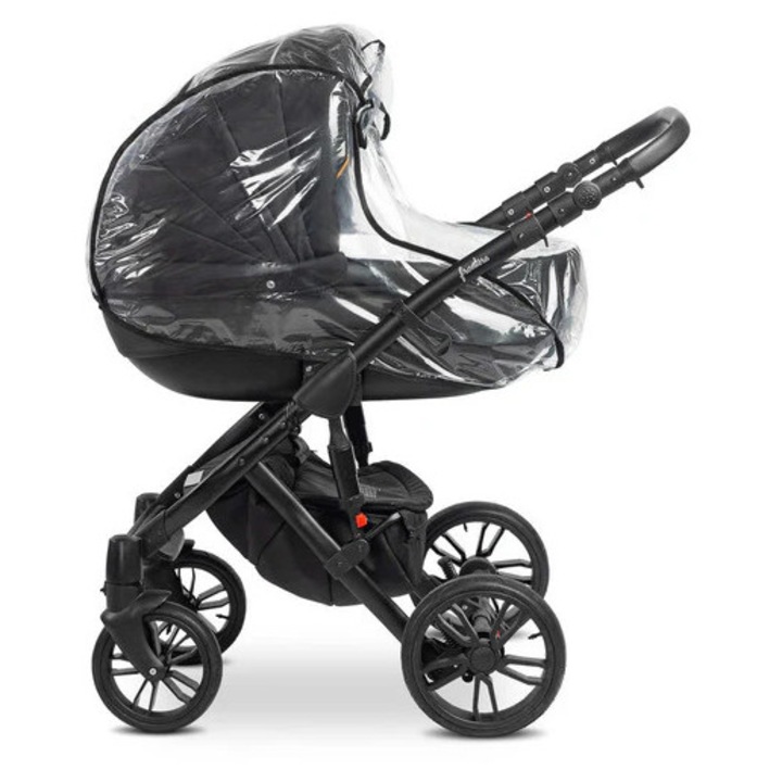 Дъждобран за количка Caretero, бамбук, 90x55x70 см, прозорец 24x18 см, комплект с чанта за съхранение, за момичета