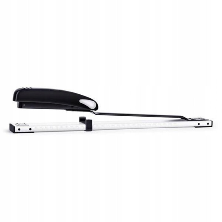 Hosszúkarú tűzőgép SAX, 20 lap, fekete, 300mm