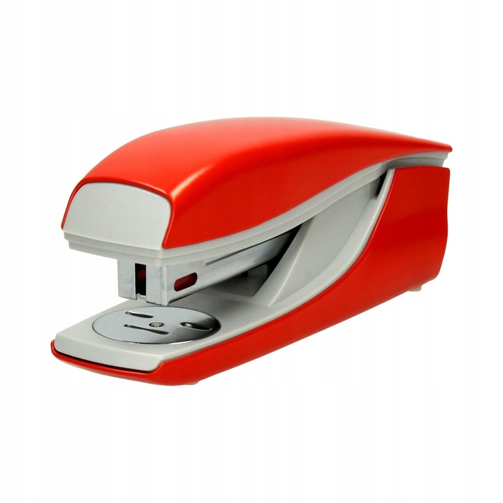 Телбод Leitz, 24/6, червен и сребрист, 40x145x58mm