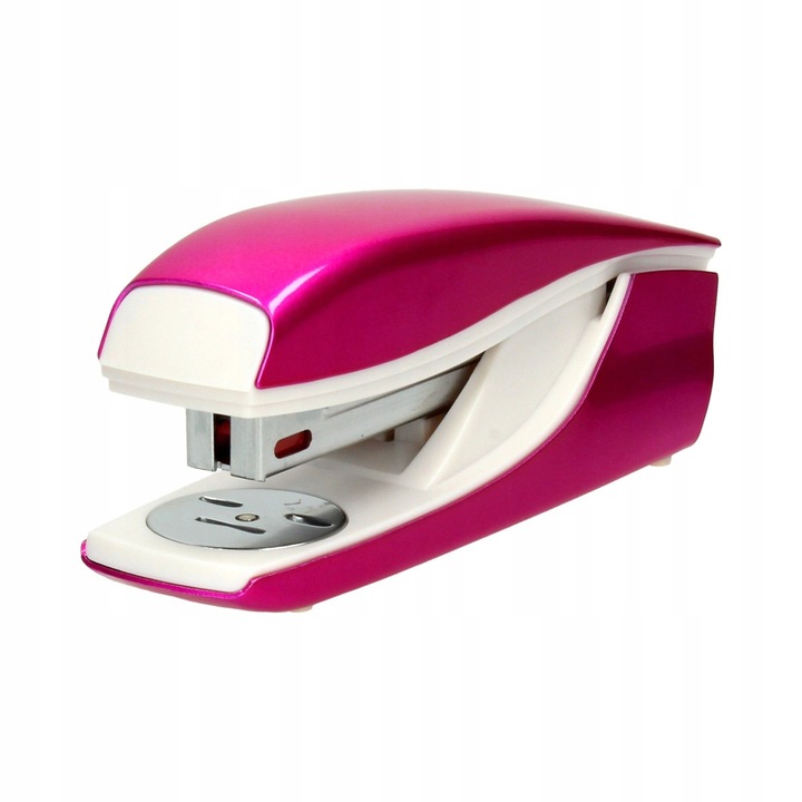 Ръчен телбод Leitz 5502, розов, 30 листа, 40x58x145мм