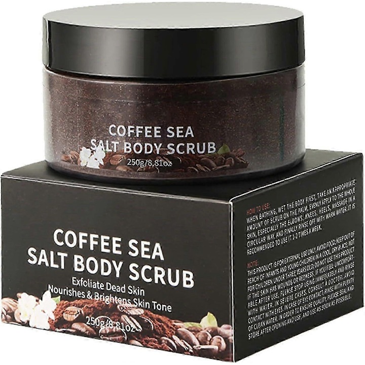 Testradír, kávé és tengeri só, 250g