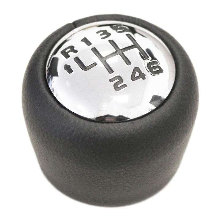 Nuca schimbator viteze Emzone pentru Peugeot 508 MK1 (W23) 2010-2018, Citroen C4 Picasso II 2013-2022, 6 viteze, 2403GY, Negru