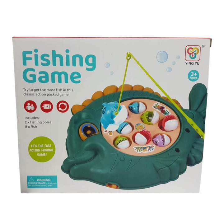 Joc educativ electronic Piccolino, pescuit, plastic, pentru 3 ani