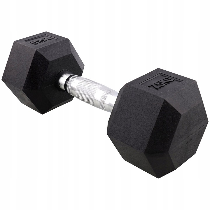 Set haltere 2 x 7,5 kg, dimensiuni 30x1,5cm, pentru antrenament, antiderapante