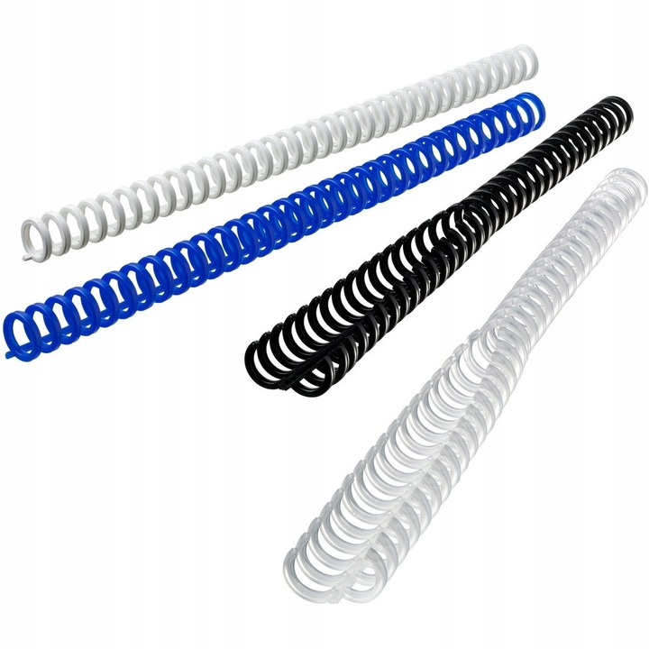 Гръбчета ClickBind A4 комплект 50 броя, 8 мм, прозрачни, за 45 страници