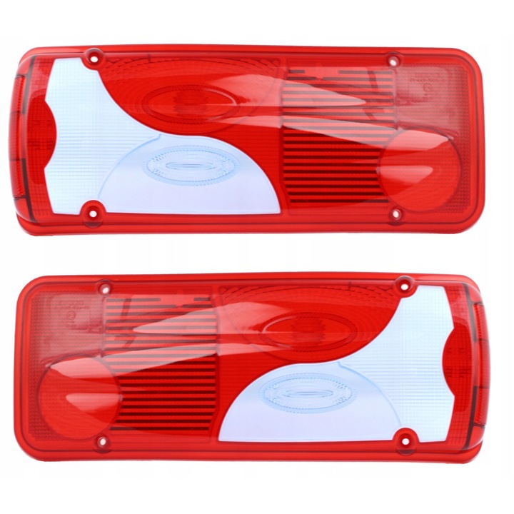 Set 2 Lampi Spate ME Premium Alb, pentru MAN, SCANIA, MERCEDES SPRINTER, VOLKSWAGEN CRAFTER, 2000-2007