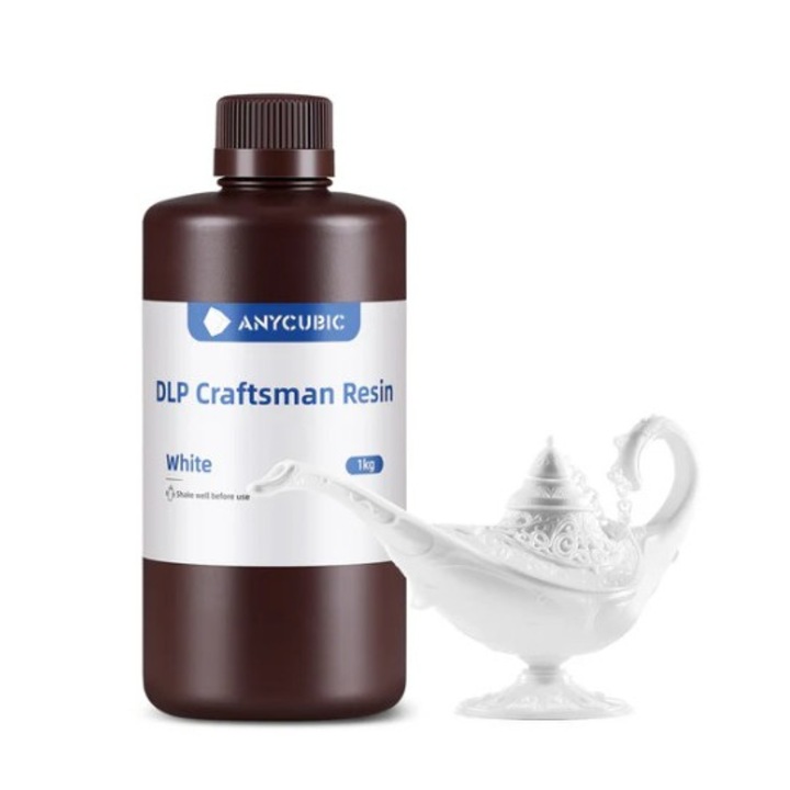 AnyCubic Craftsman Standard gyanta, 3D nyomtatókhoz, 1kg, Fehér