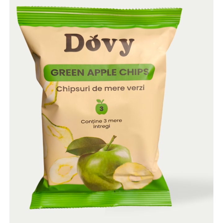 Chipsuri de mere verzi, Dovy, 50 g