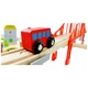Játékvonat készlet, LEAN Toys, 78 elem, 110x20x67cm, többszínű