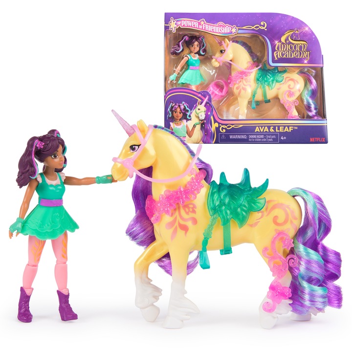 Комплект фигурки Unicorn Academy Spin Master Ава и Билет, 11,5 см x 13 см