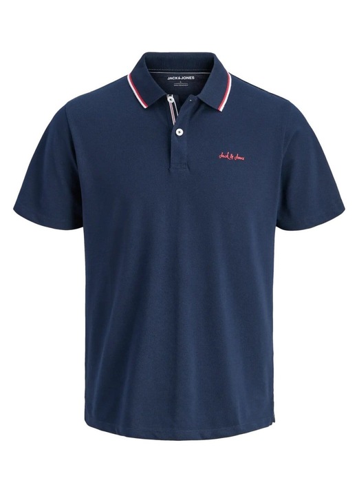 Tricou JACK &JONES Blaze Polo PLS 57633, Albastru inchis