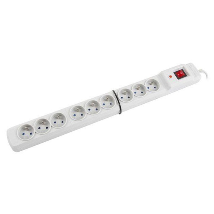 Разклонител Armac M9, 9 гнезда, 3м, сив, 3680W