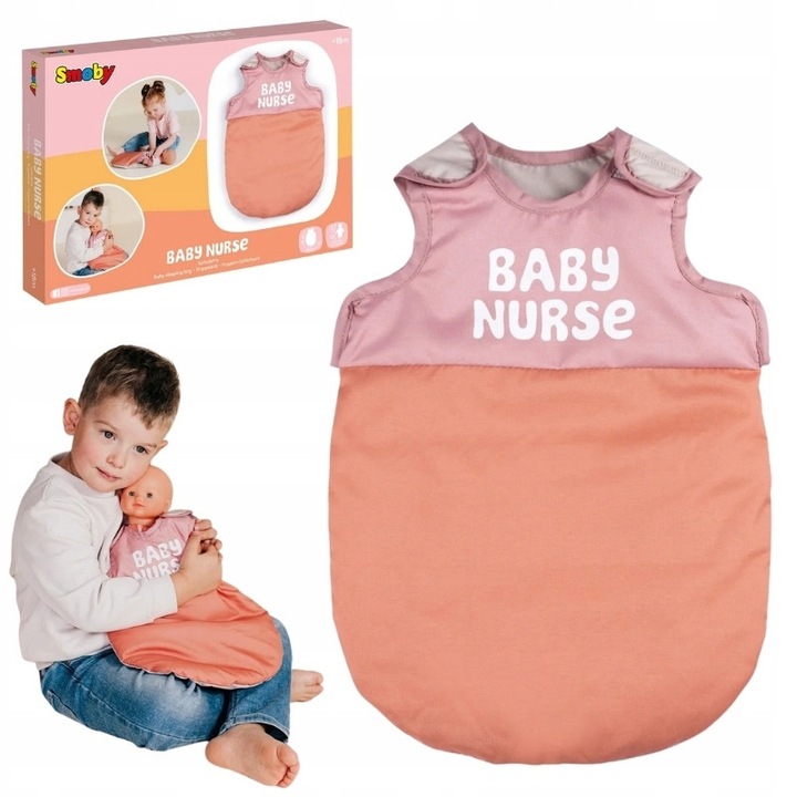 Babahálózsák, Smoby, Baby Nurse, 42 cm, többszínű