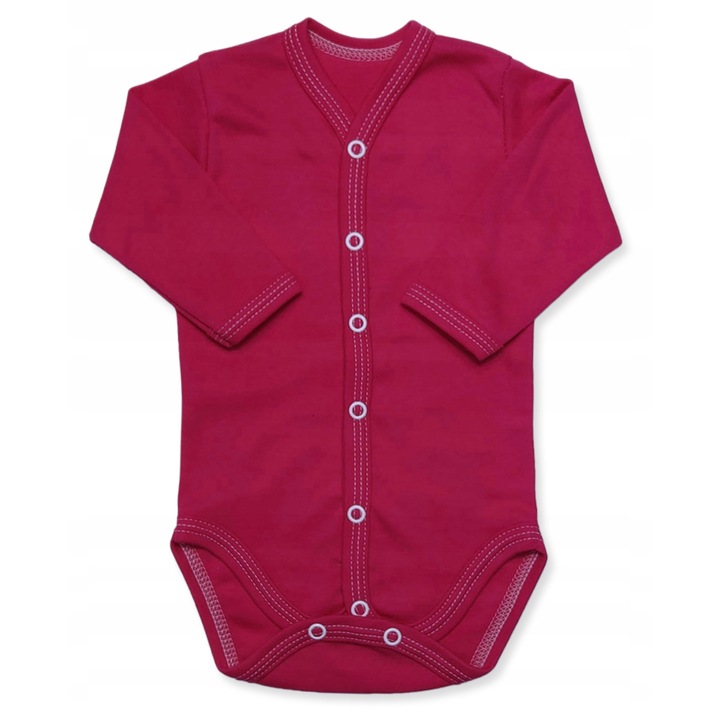 Body copii, Dartomik, bumbac, maneca lunga, roz, Roz