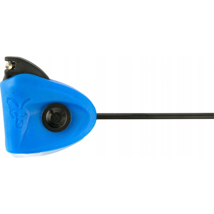 Semnalizator de bite swinger FOX Black Label Mini, cu greutate glisanta 16g, montura hockey stick, albastru, 1 buc
