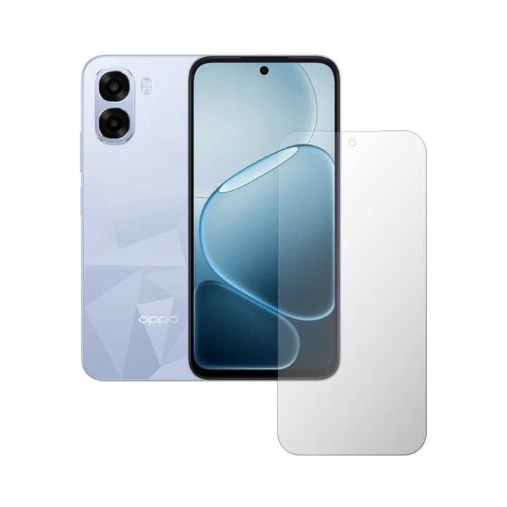 Протектор за екран Folie24, за Oppo A6t, 1X матов с пълно покритие на дисплея, лепилен, гъвкав, против пръстови отпечатъци