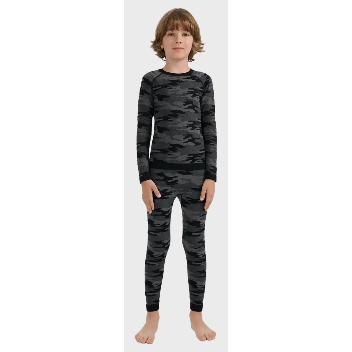 LC WAIKIKI, Set de hanorac si pantaloni sport - 2 piese, Gri