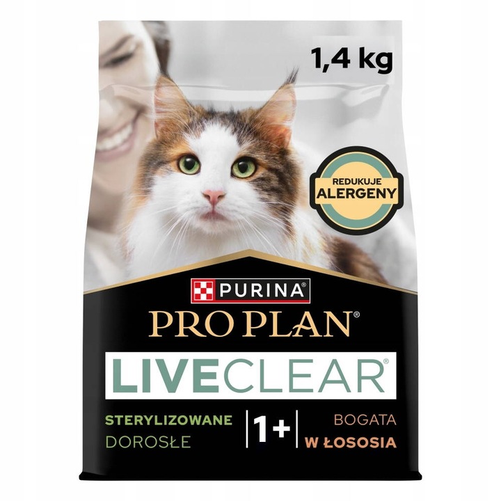 Hrana Uscata pentru Pisici PURINA NESTLE LiveClear Sterilised Adult Somon 1.4kg