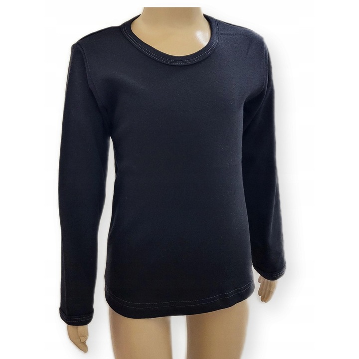 Bluza Dartomik, bumbac 100%, maneca lunga , negru, pentru copii