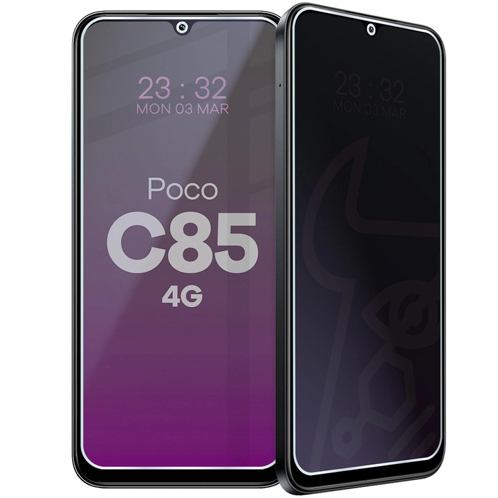 Стъклен протектор за поверителност, Bizon Glass Mule Shadow за Xiaomi POCO C85 4G