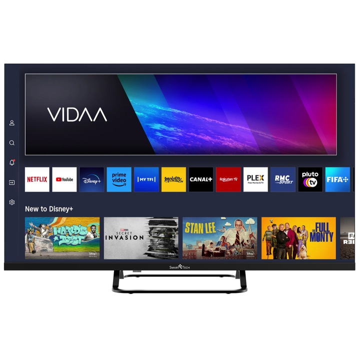 Televizor LED Smart Tech 32HV02V, 80 cm, Smart, HD, Clasa E