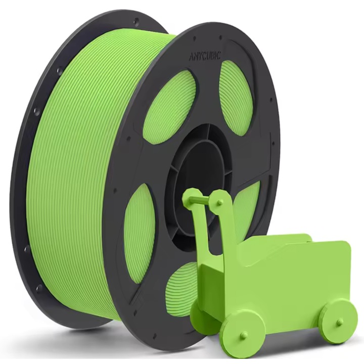 Филамент, Anycubic PLA Matte, 1 кг, ябълковозелен, за 3D принтер