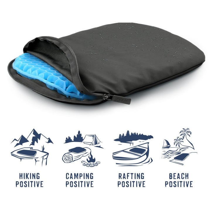 Perna de calatorie MOSH Kamper light, negru