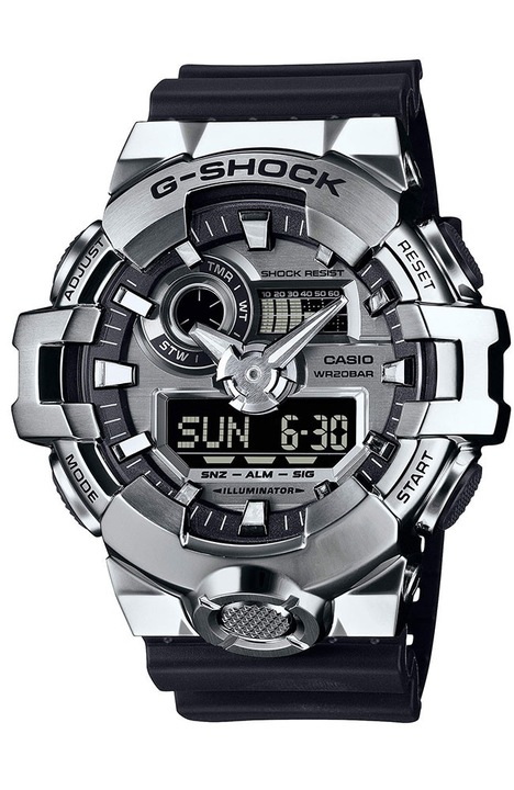 Ceasuri barbatesti G-SHOCK, model GM-700-1AER, curea din cauciuc negru