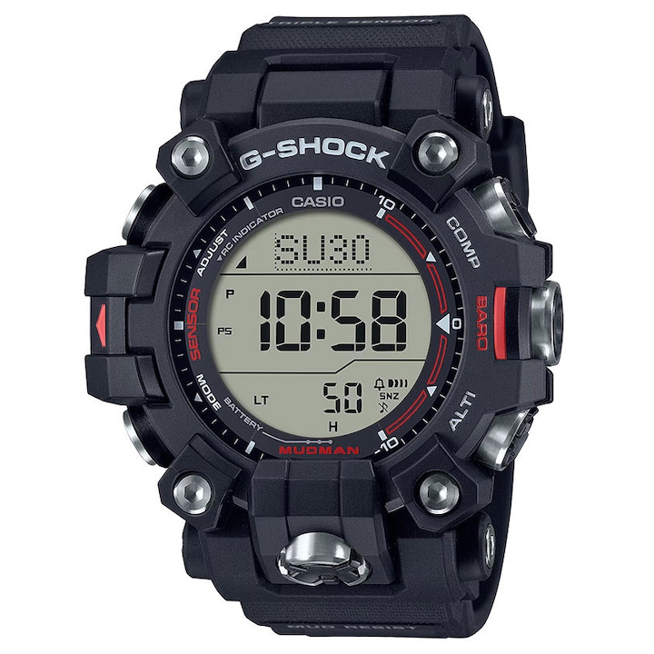 Ceas G-SHOCK Tough Solar Master Of G - Land Mudman GW-9500-1ER, negru