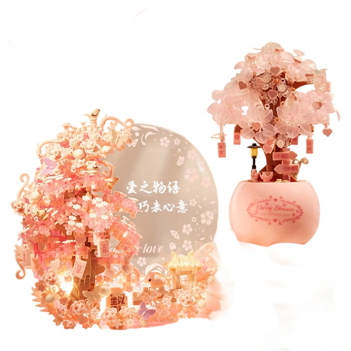 Комплекти за конструиране, букети от консервирани цветя, пъзели със саксийни растения, ръчно изработени декоративни елементи, многоцветни