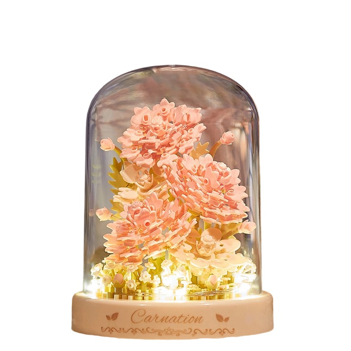 Комплект за изграждане, букети от консервирани цветя, пъзели със саксийни растения, ръчно изработени декоративни елементи, многоцветни