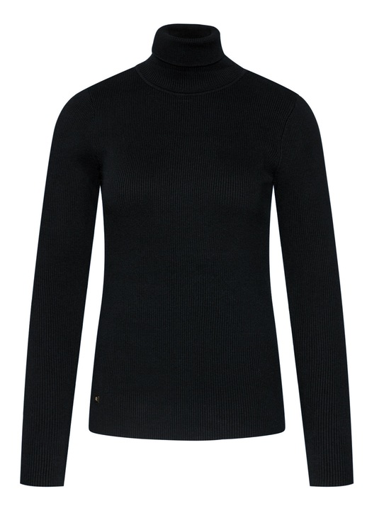 Bluza dama, Lauren Ralph Lauren, bumbac, slim fit, negru, L INTL