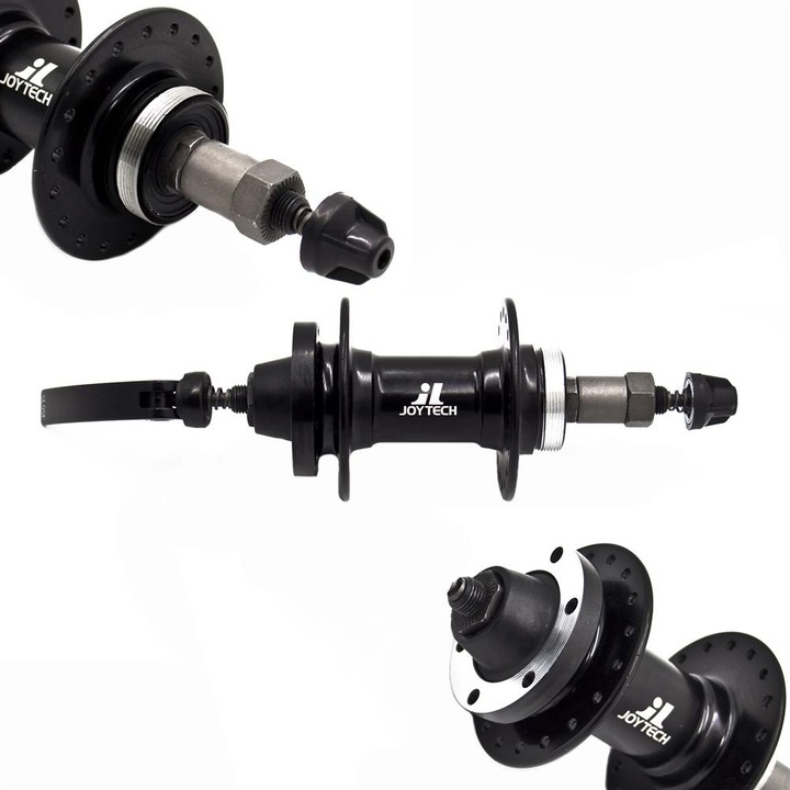 Butuc spate Joytech JY-D242DSE, 36H, frana pe disc, negru, 135mm