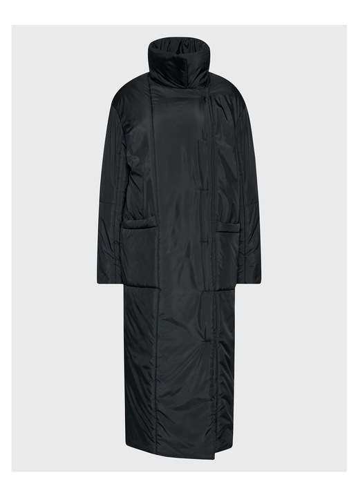 Geaca de tranzitie, Notes Du Nord, neagra, poliester reciclat, Negru, 34