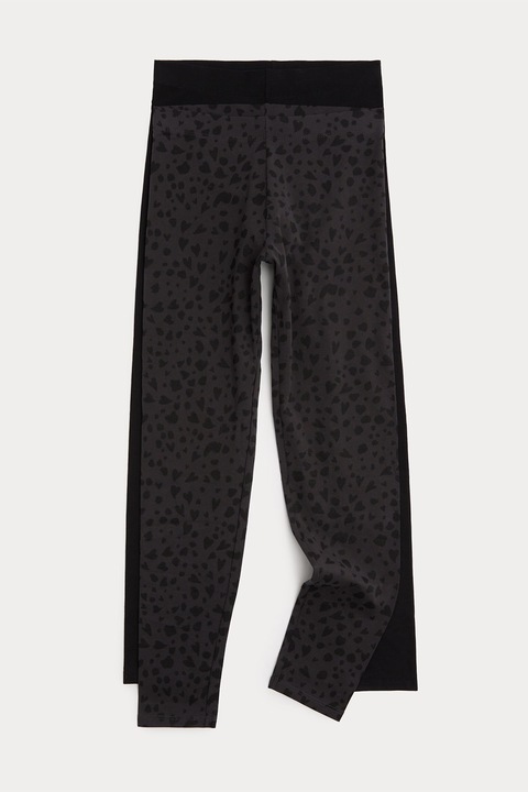 Marks & Spencer, Set de colanti slim fit - 2 perechi, Negru/Gri inchis