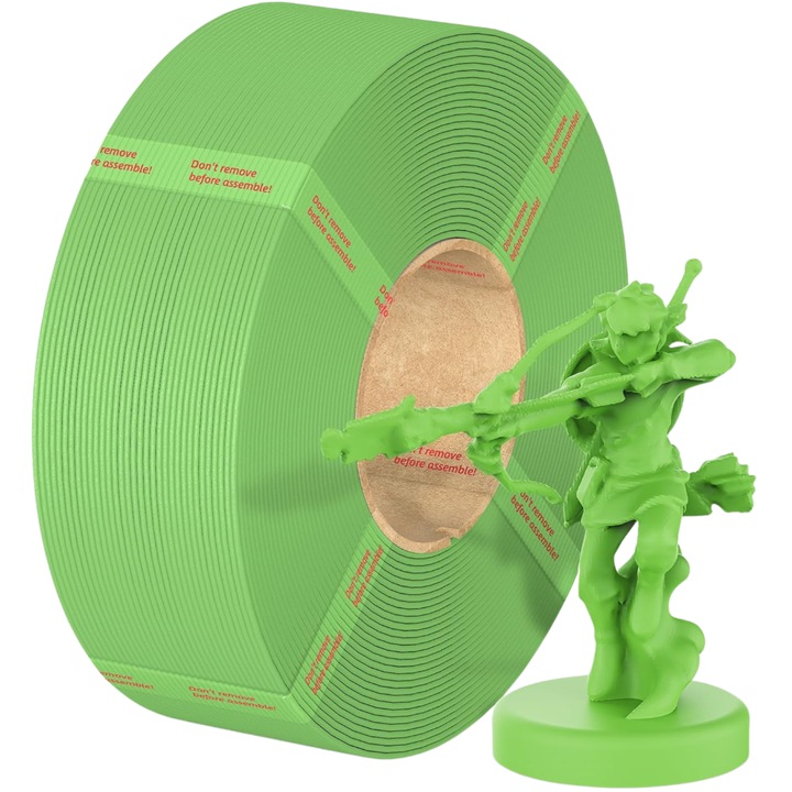 Филамент, Anycubic PLA Refill, 1kg, Пролетно Листо, за 3D принтер