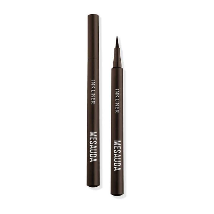 Eyeliner lichid Mesauda Milano, nuanță brun, aplicare precisă, ergonomic
