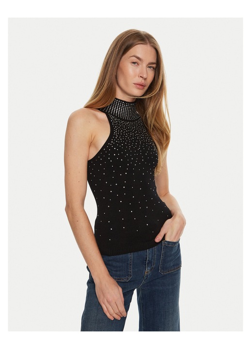 Bluza dama, GUESS BY MARCIANO, neagra, viscoza, L INTL