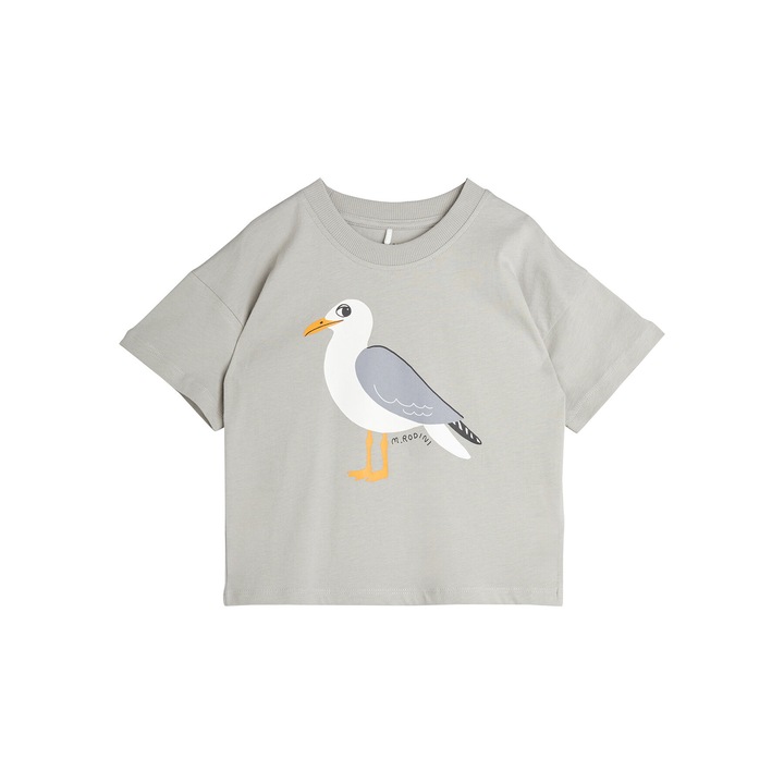 Tricou copii Mini Rodini gri, Gri